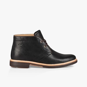 Ugg Dagmann Chukka Stövlar Herr Svarta (798460YQW)